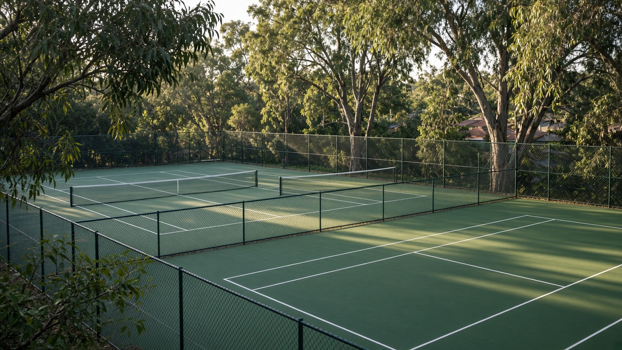 Tennis courts at Dealjoy